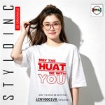 MAY THE HUAT BE WITH YOU Meme Parody Cotton Dri-Fit Shirt - Image 7