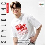 MAY THE HUAT BE WITH YOU Meme Parody Cotton Dri-Fit Shirt - Image 4
