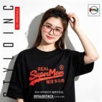 REAL SUPERMOM Meme Parody Cotton Dri-Fit Shirt - Image 6
