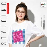 Back & Body Hurts Meme Parody Cotton T-Shirt - Image 13